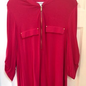Calvin Klein Pink 3/4 Sleeve Top